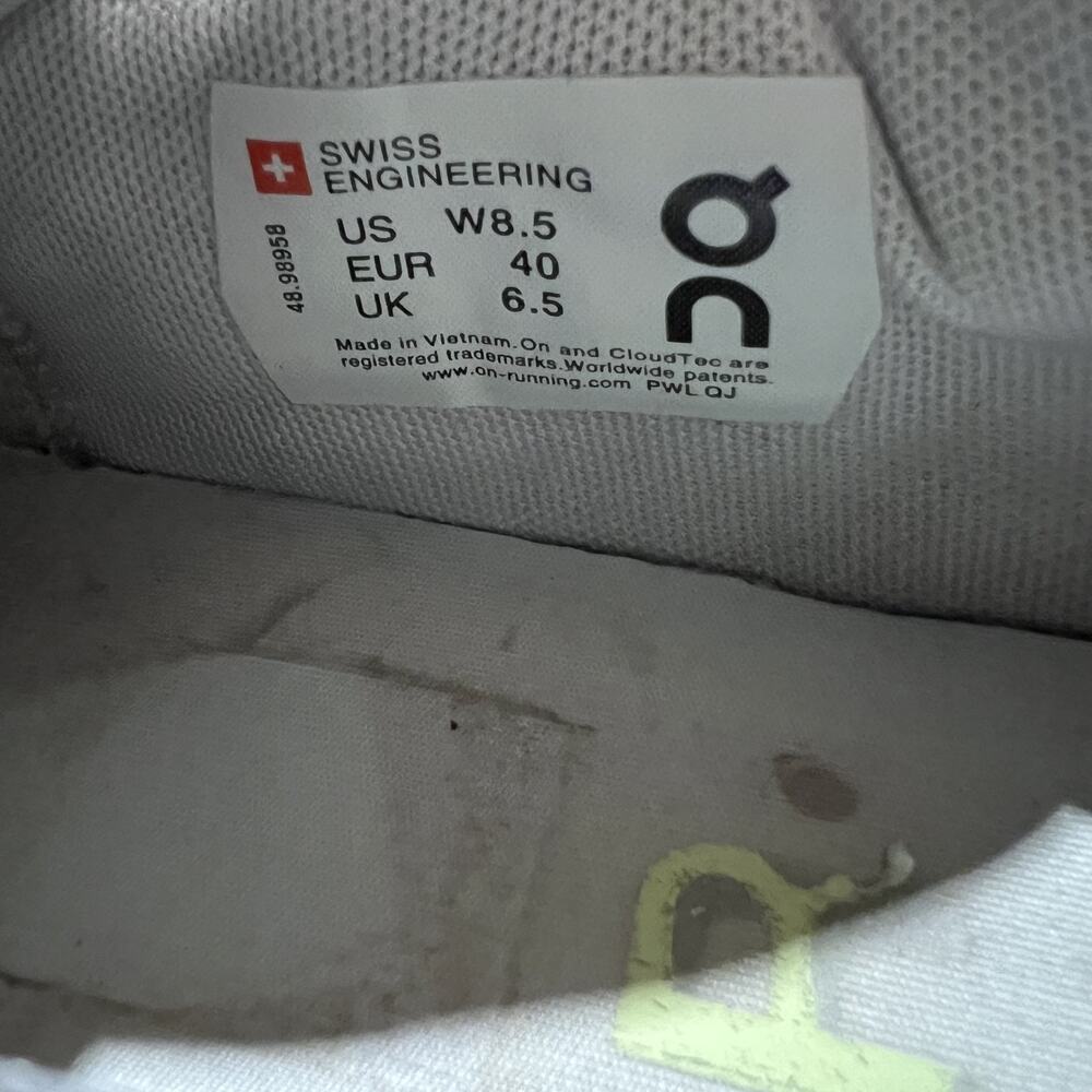 On The Roger Advantage Shoes Womens Size 8.5 CloudTec Leather Tennis Sneakers - Picture 10 of 10